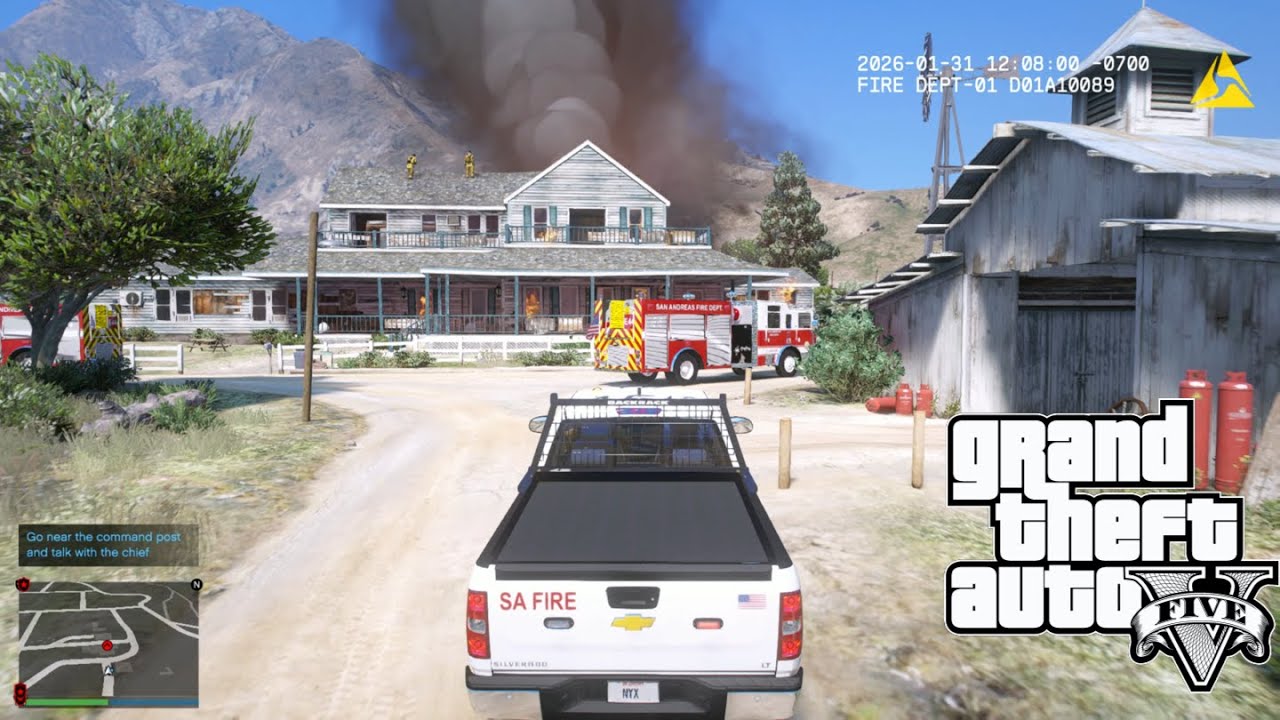 REALISTIC Firefighter Simulation in GTA V | Intense Fire Rescue | LSPDFR