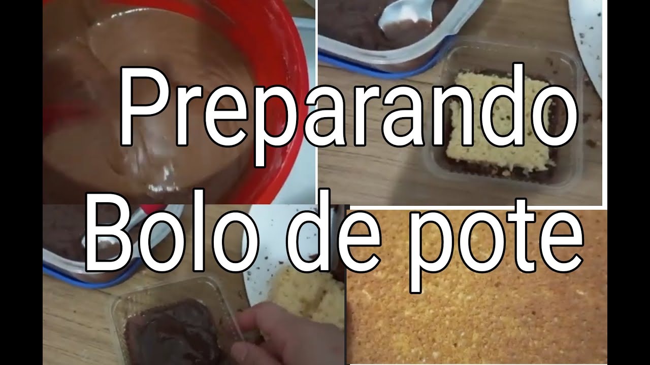 Como preparo a massa e monto os bolos de pote