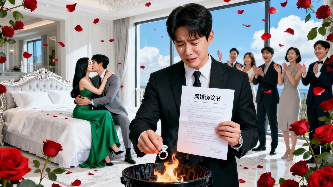 結婚三年不給碰，我以為她天生冷淡，直到我看見她摟著白月光亲吻才徹底醒悟，甩她一封離婚協議書，回歸首富繼承人身份，她跪求原諒！ #男頻#逆襲#爽劇#戰神#反轉#打臉#下山#神醫#逆襲#超能力