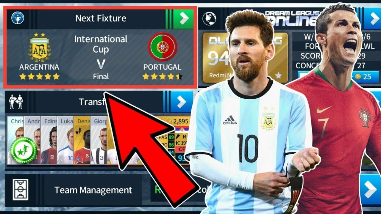 Argentina 🇦🇷 vs 🇵🇹 Portugal | International Cup Final | Dream League Soccer Gameplay