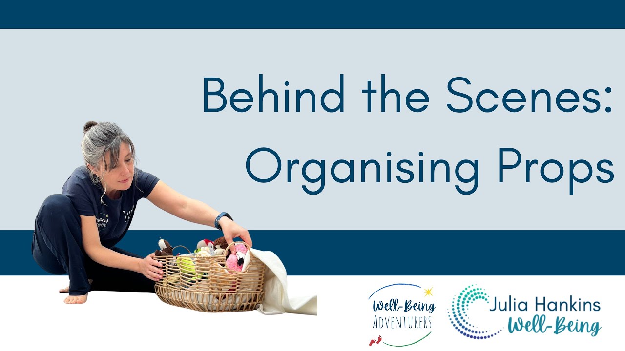 How I Organise My Props for Kids Yoga Classes