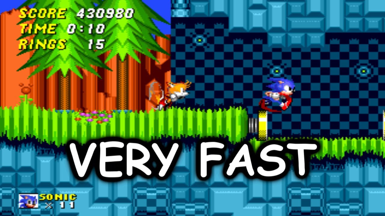 [TAS] Sonic 2 - OVER 9000 in 16:29.23 [Camhack]