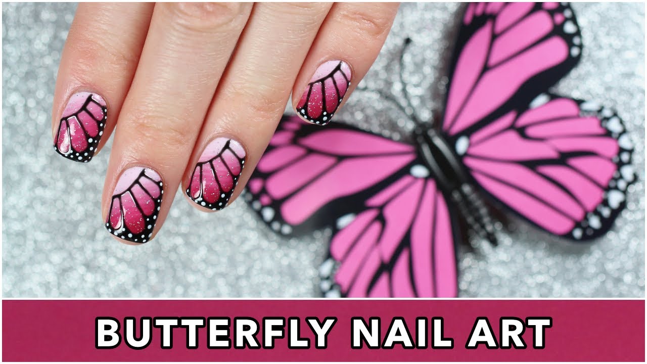 Butterfly Wing Nail Art || Le Mini Macaron Butterfly Dreams Le Maxi Set || caramellogram