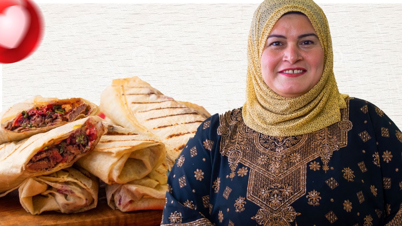 شاورما حورية 😋,, ايوة حورية حداد هتوريكي سر الشاورما على طريقتها
