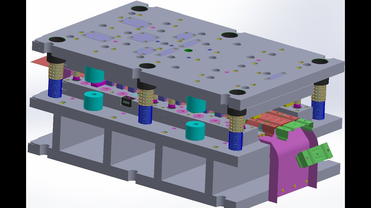 Assembly Three Shoe Die, Stripper and Punch Shoe for Complete Die
