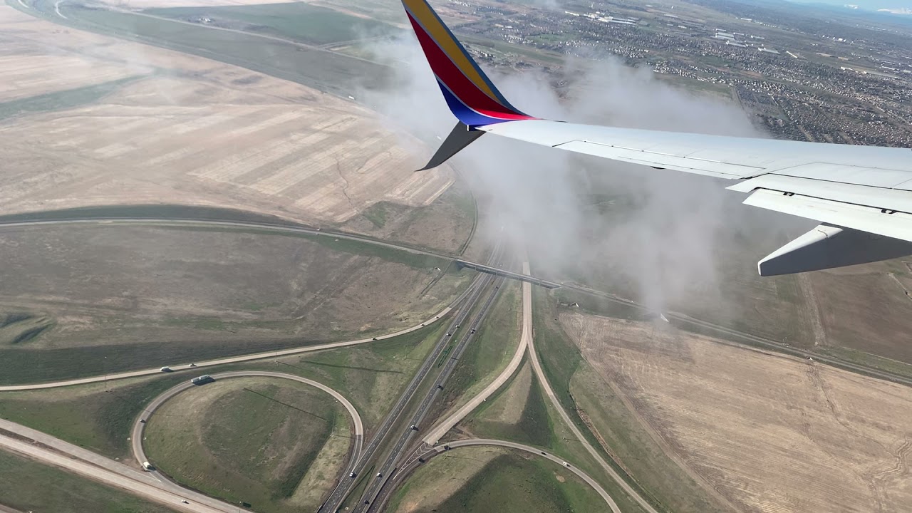 STUNNING DENVER TAKEOFF! Southwest 737-800