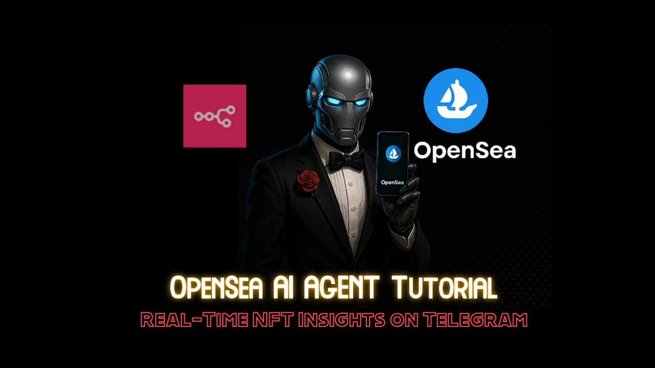 OpenSea AI Agent Tutorial | Real-Time NFT Alerts on Telegram Using OpenAI + n8n!