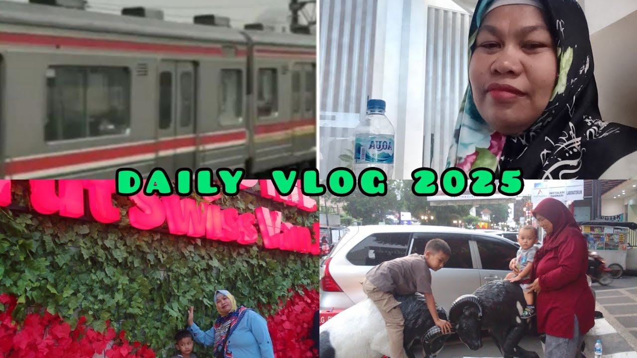 Daily vlog ibu rumahan 2025 liburan ke kota Garut @MOMHilmel