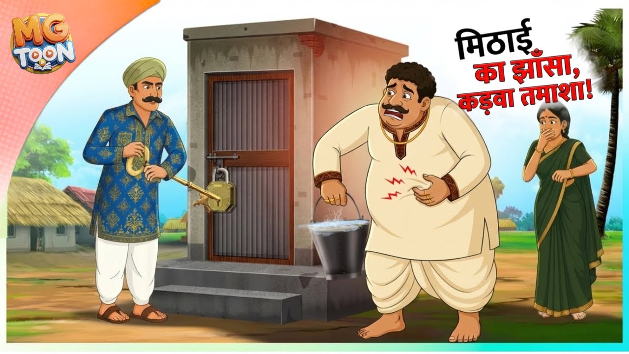 मिठाई का झाँसा, कड़वा तमाशा || Comedy Funny Stories || New Hindi Story