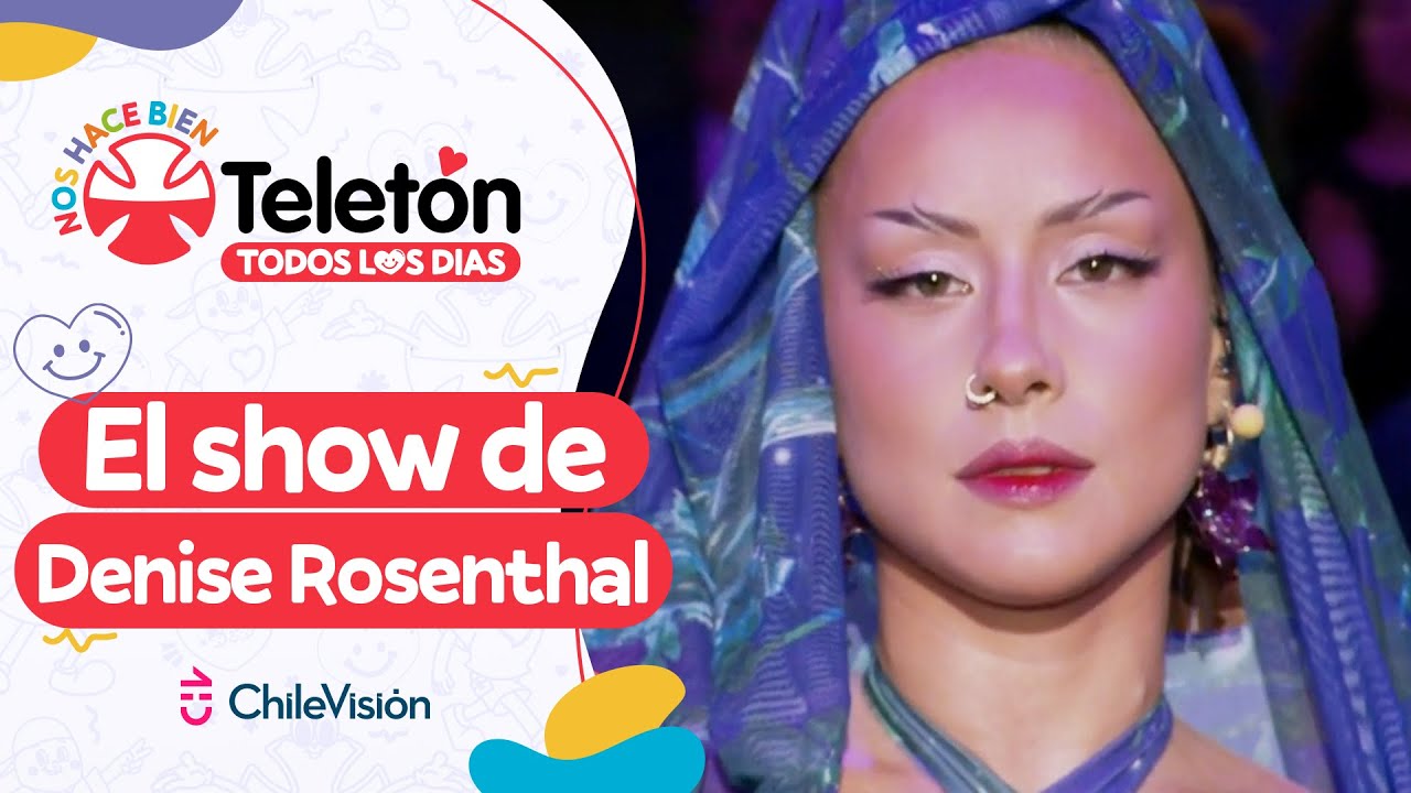 ¡INCREÍBLE SHOW! 🤩 Denise Rosenthal encendió la Teletón 2023 junto a Loyaltty