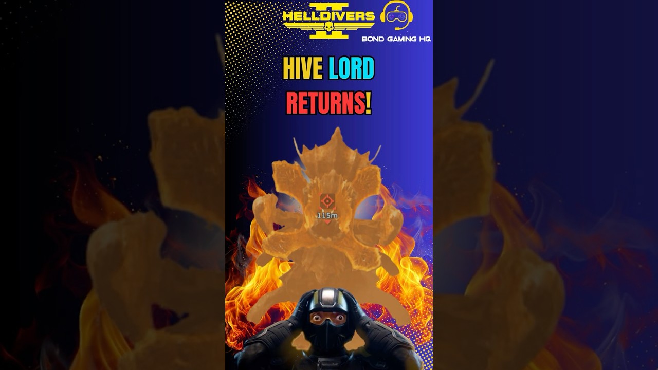 Hive Lords Return! The Deadliest Bug in Helldivers 2  #helldivers2 #gamingshorts #gaming