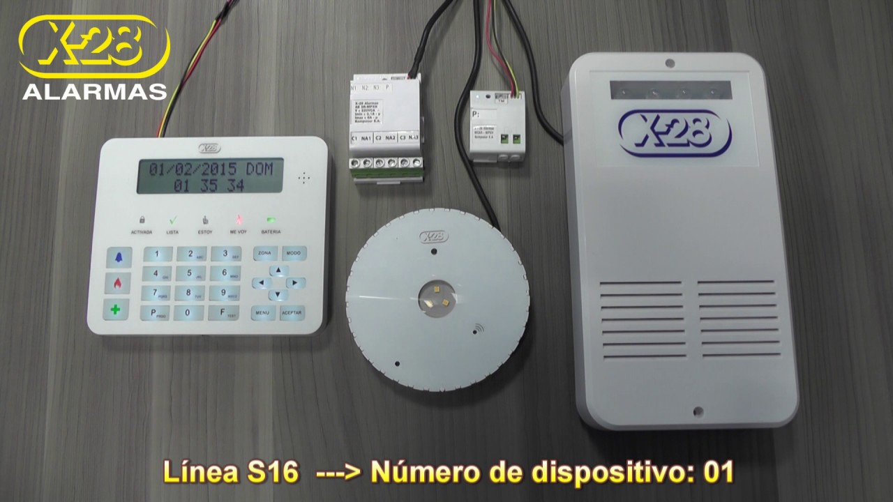 Programación Remota - X-28 ALARMAS