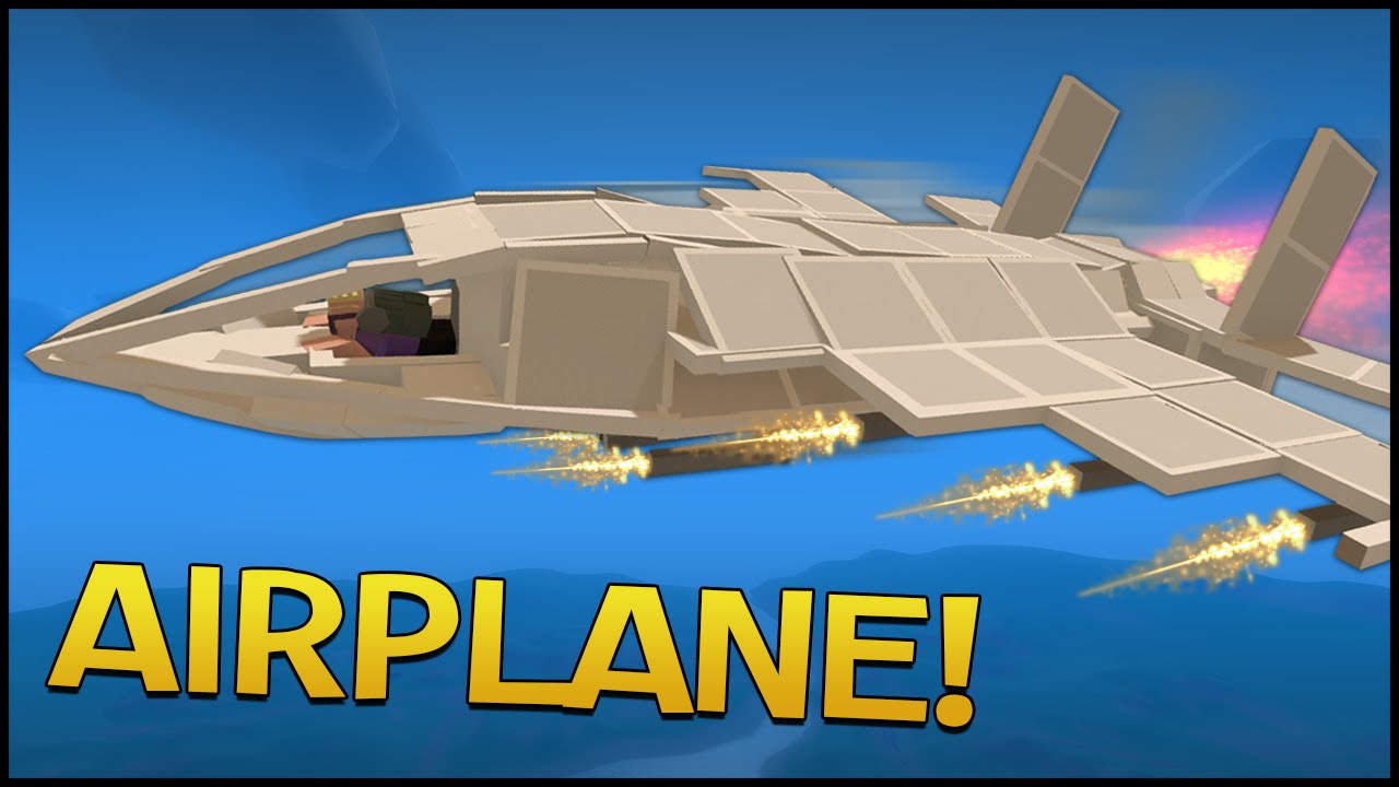 Unturned 3.0 Building - FLYING JET FIGHTER PLANE!