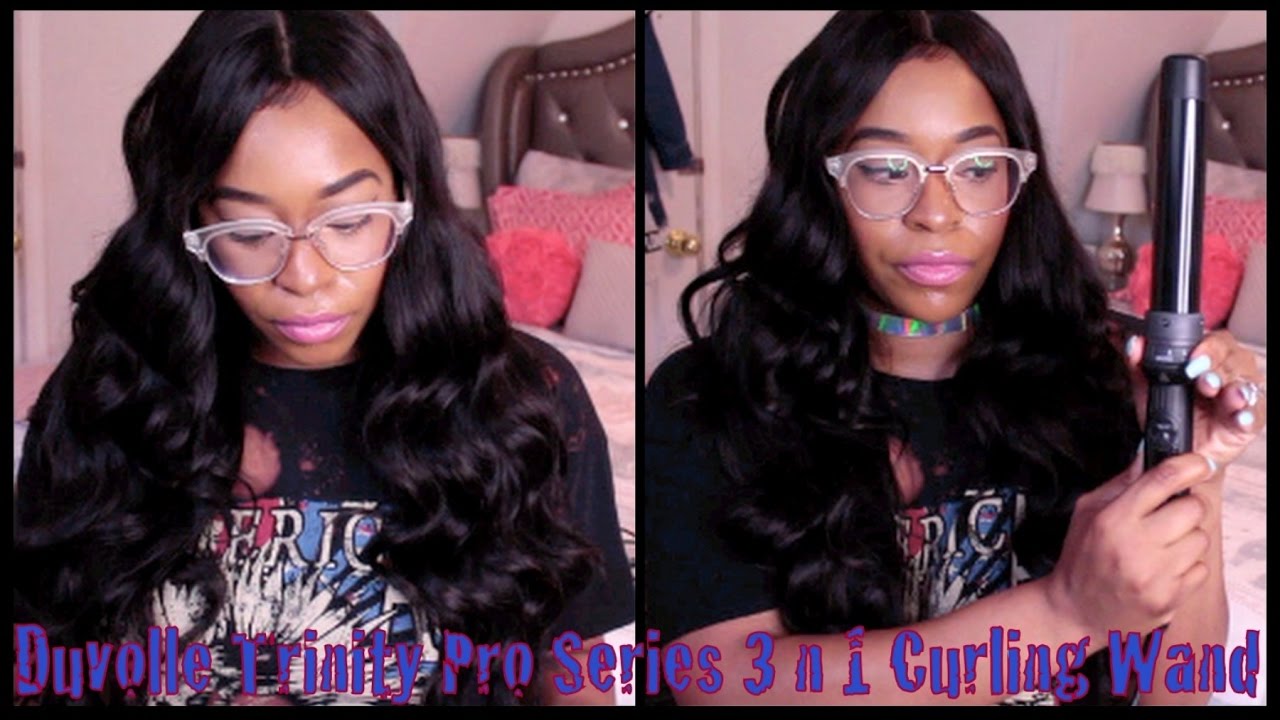 How to Curl your Hair with A Curling Wand Ft. Duvolle Trinity Pro Series