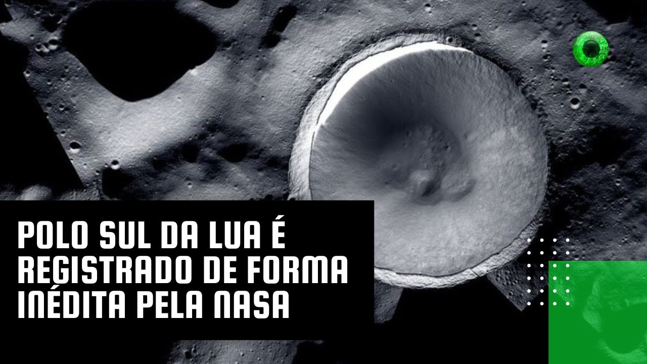 Polo sul da Lua &eacute; registrado de forma in&eacute;dita pela NASA