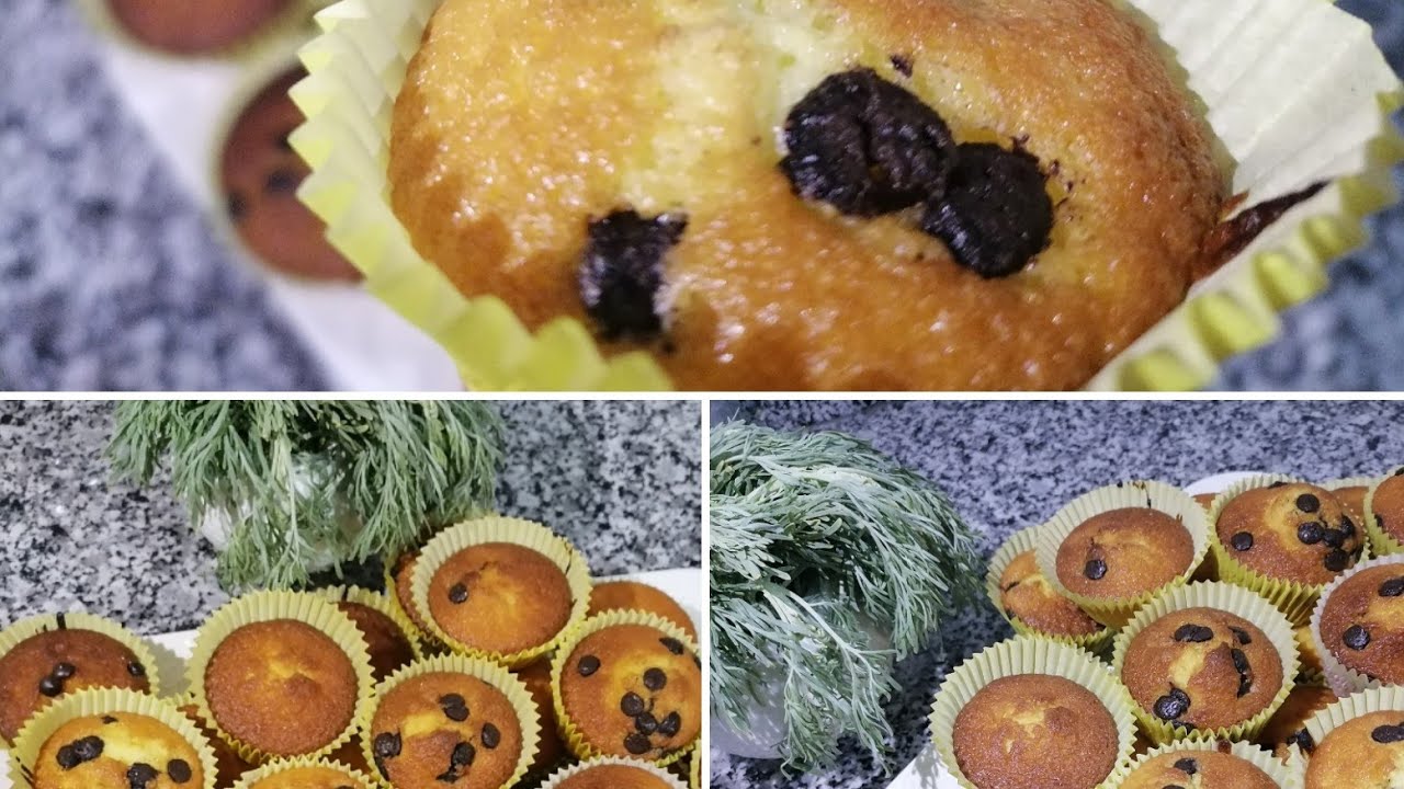 كاب كيك رائع و لذيذ و بمكونات بسيطة😋👌