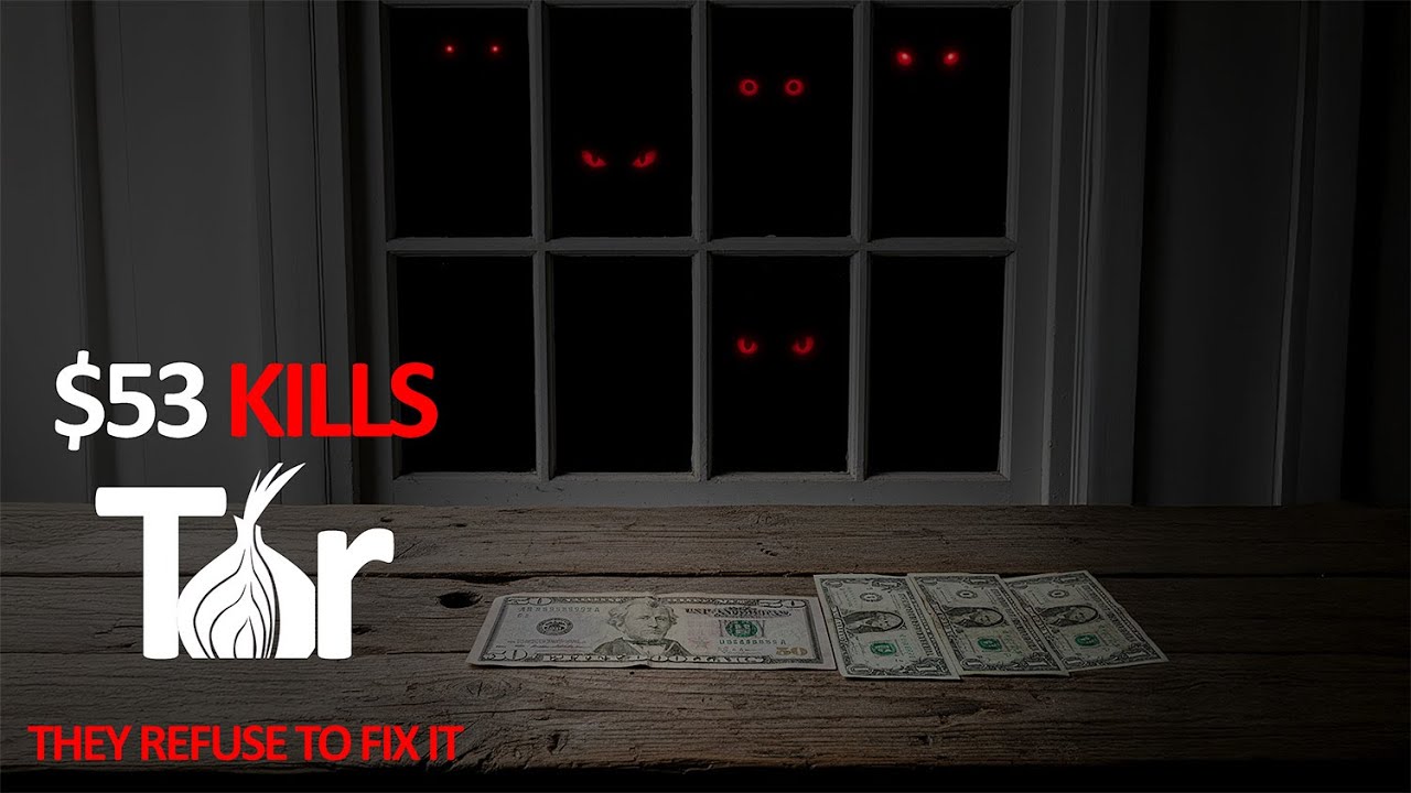 53 доллара уничтожают сеть Tor (и они не собираются это исправлять)