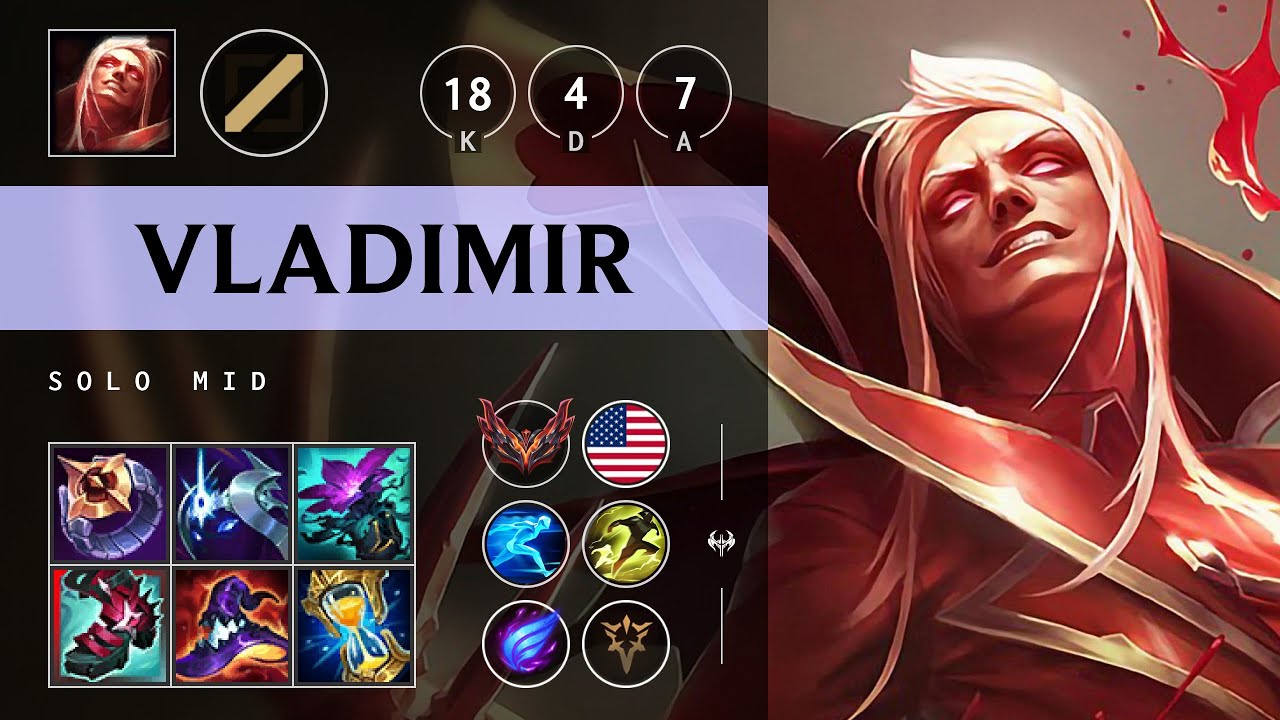 Vladimir Mid vs Azir - NA Grandmaster Patch 25.16