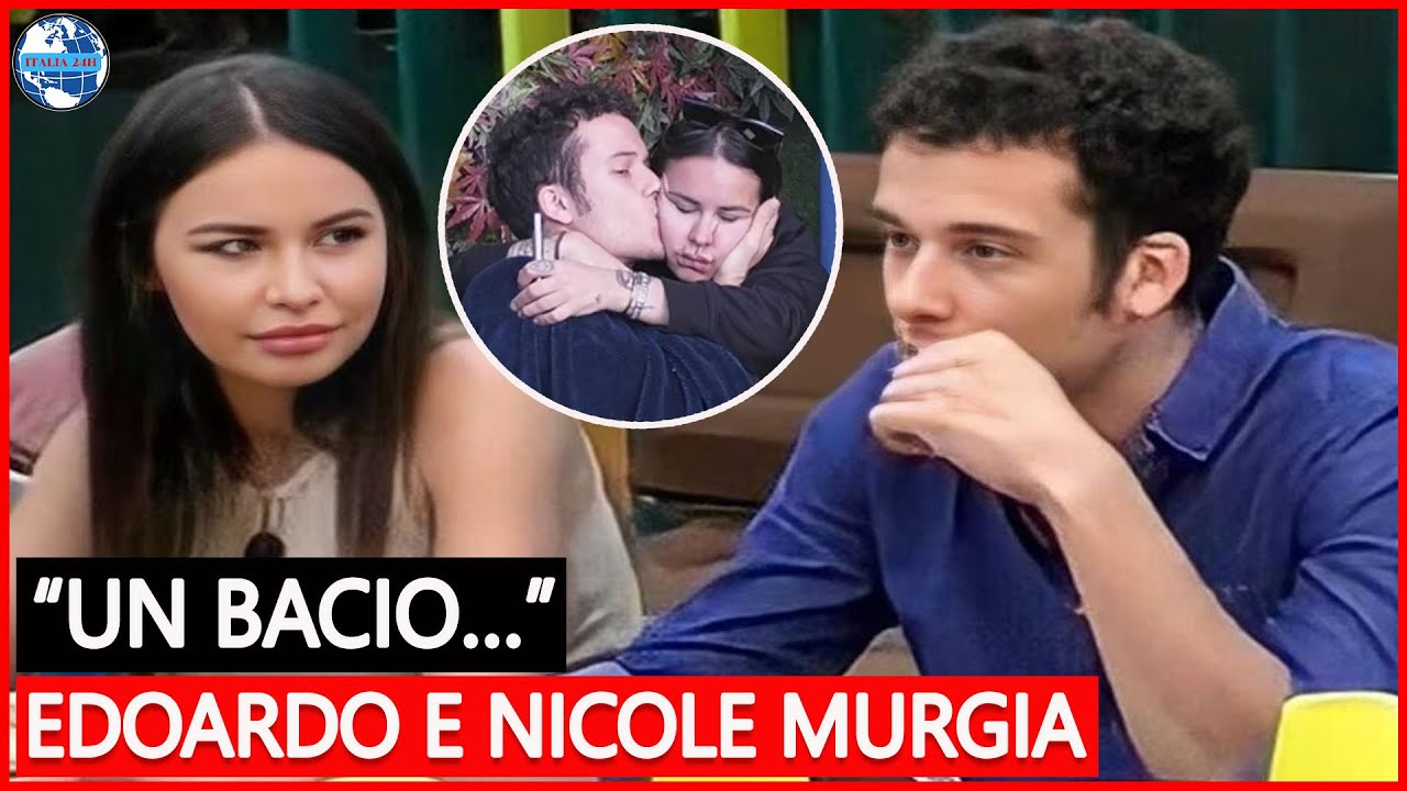 “Un bacio…”. GF Vip 7, Edoardo Donnamaria e Nicole Murgia