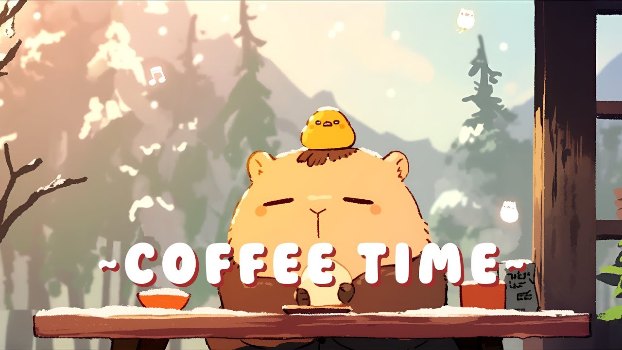 Capybara Lofi Radio - Study Session Music Mix ~ Cozy Atmosphere ~ 🦫 🎵 🌙