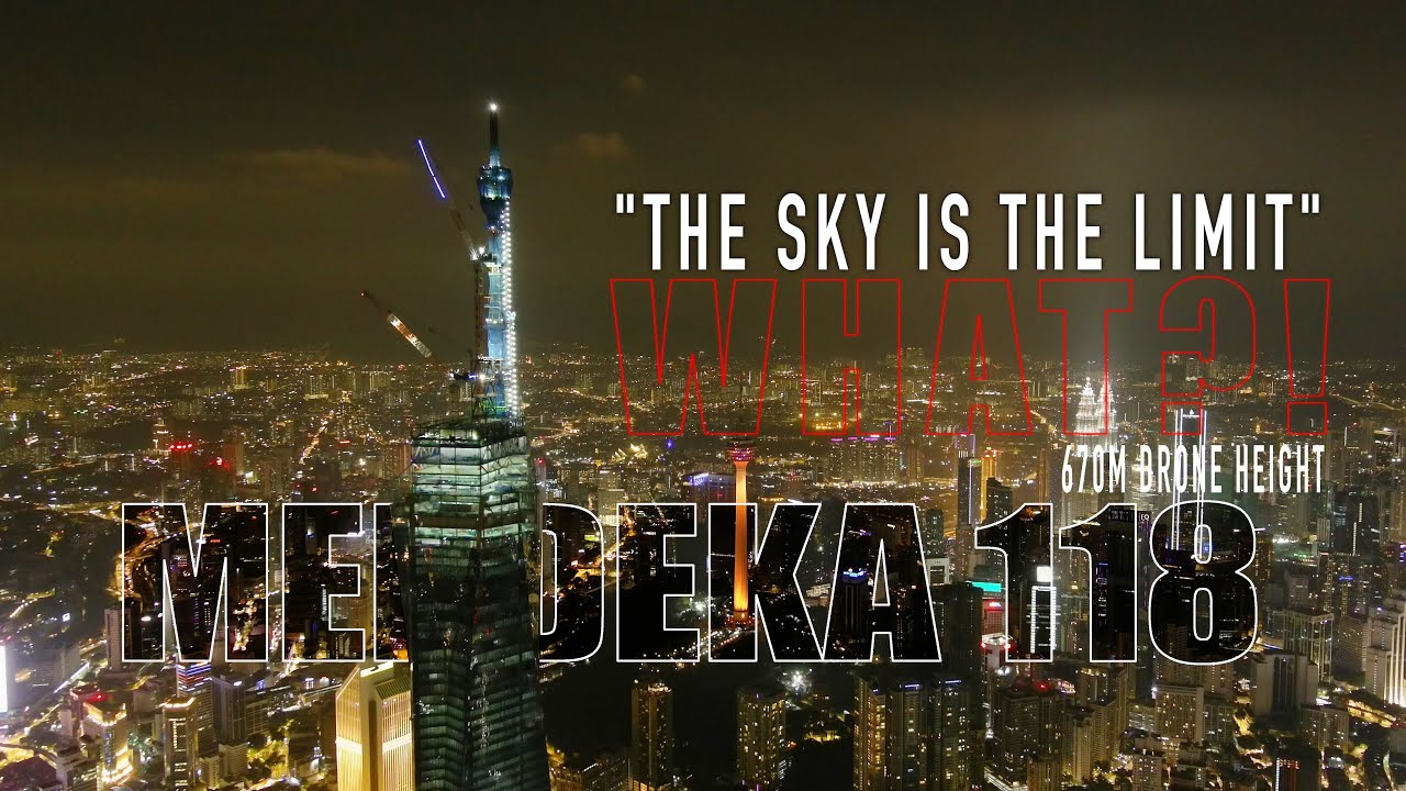 MERDEKA 118 SPIRE IS UNSTOPPABLE!