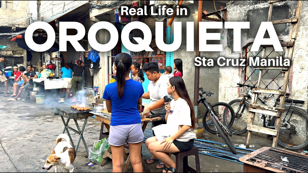 Walking Infamous OROQUIETA in Sta Cruz Manila Philippines [4K HDR]