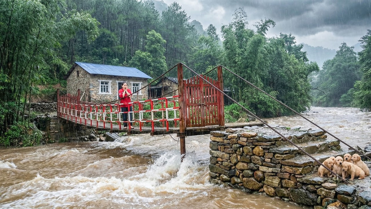 After the Storm: Talented Woman Restores Stone Bridge and Farm After Devastating Flood