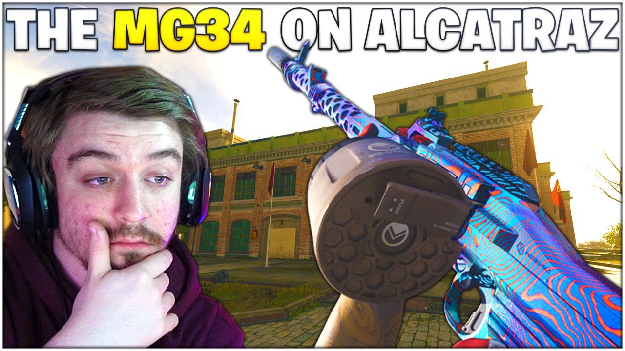 The MG34 On Alcatraz - This LMG Is Insanely Good! *Best MG34 Setup* (Rebirth Island - Warzone)