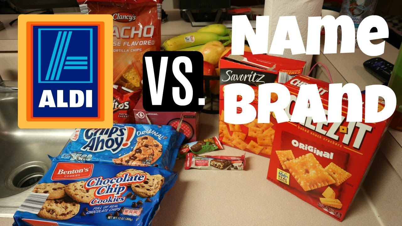 Aldi vs. Name Brand Taste Test!