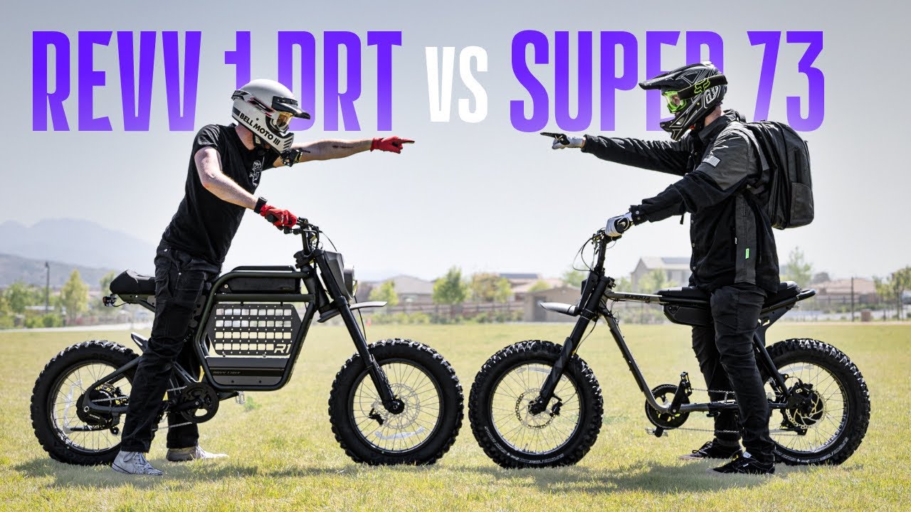 Revv1 DRT vs Super73 Adventure: Battle For Best Moped Style eBike 2024