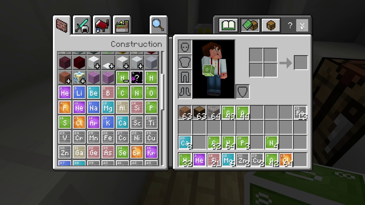 Minecraft Education edition, chemistry update