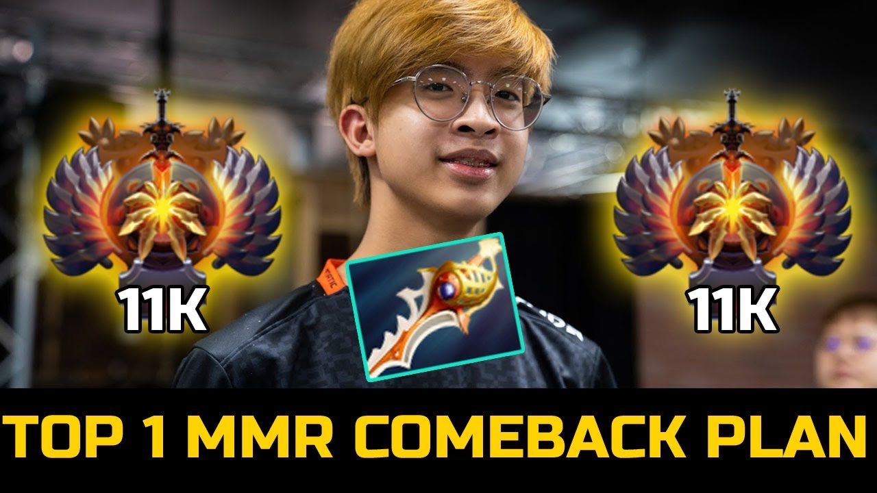 23SAVAGE TOP 1 MMR COMEBACK - HARD GAME VS 11KMMR SANTINO
