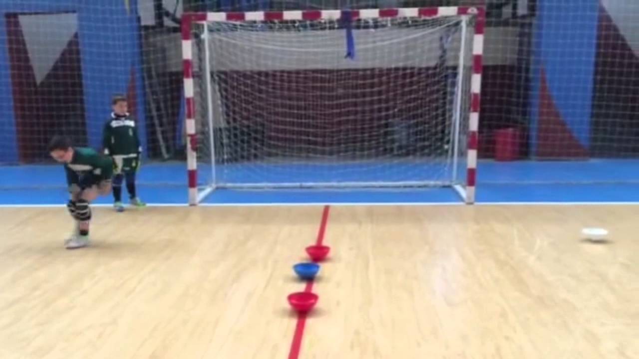 Entrenamientos de porteros Prebenjamín de fútbol sala (CD Úbeda Viva, 15-16)