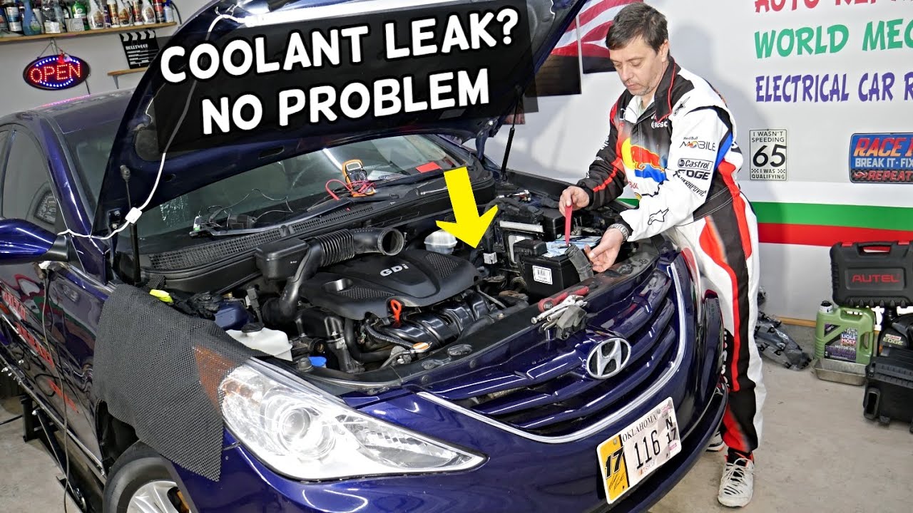 HYUNDAI SONATA COOLANT LEAK, COMMON COOLANT LEAKS