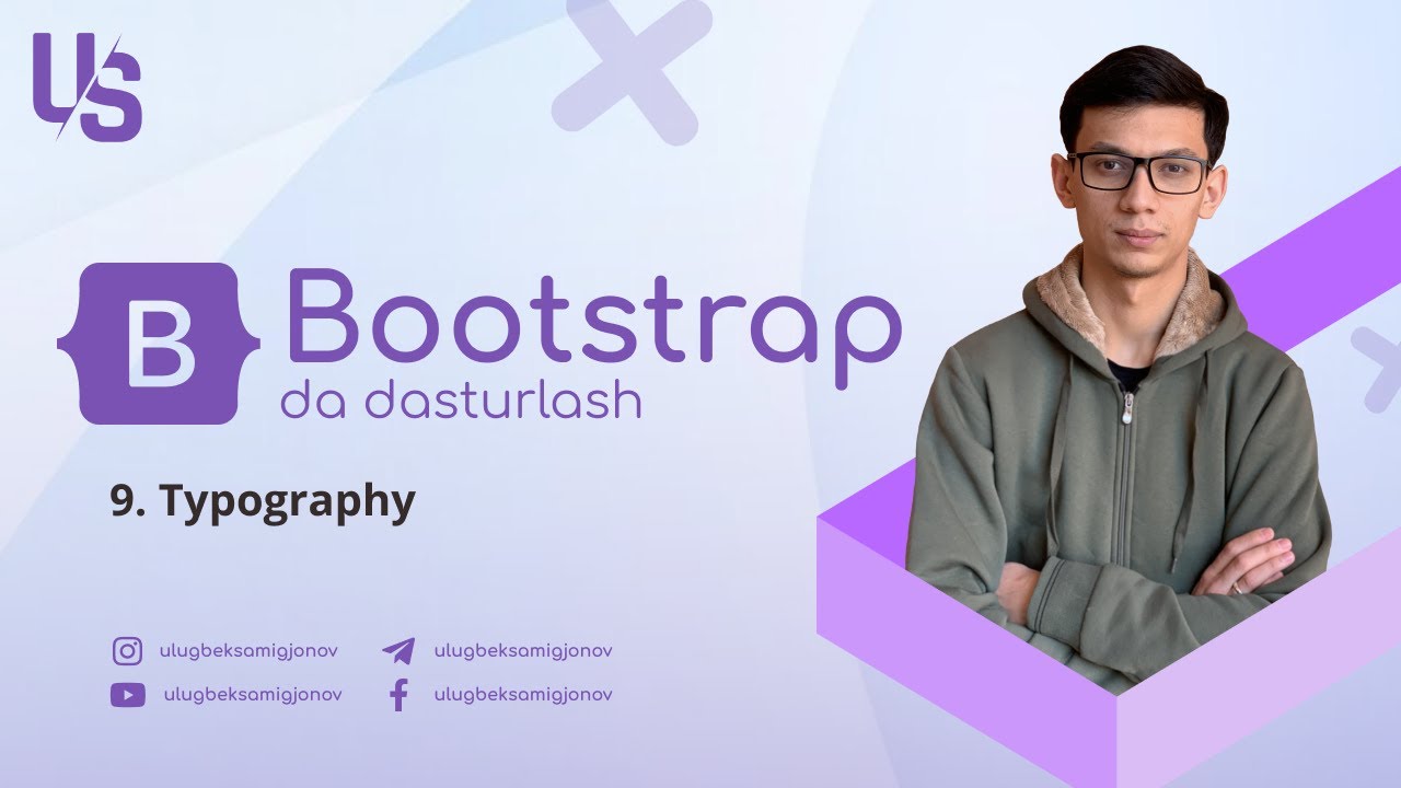 Bootstrap | 9. Typography