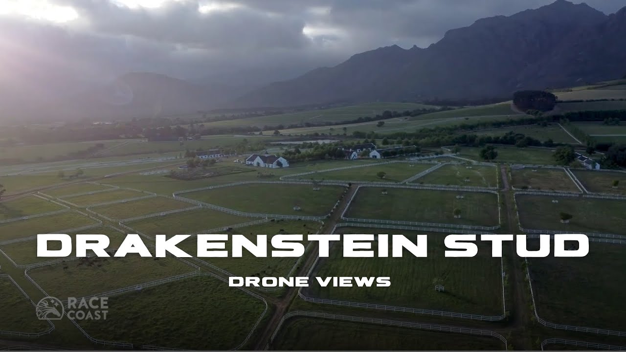 Drakenstein Stud, a drone view of the beautiful stud farm