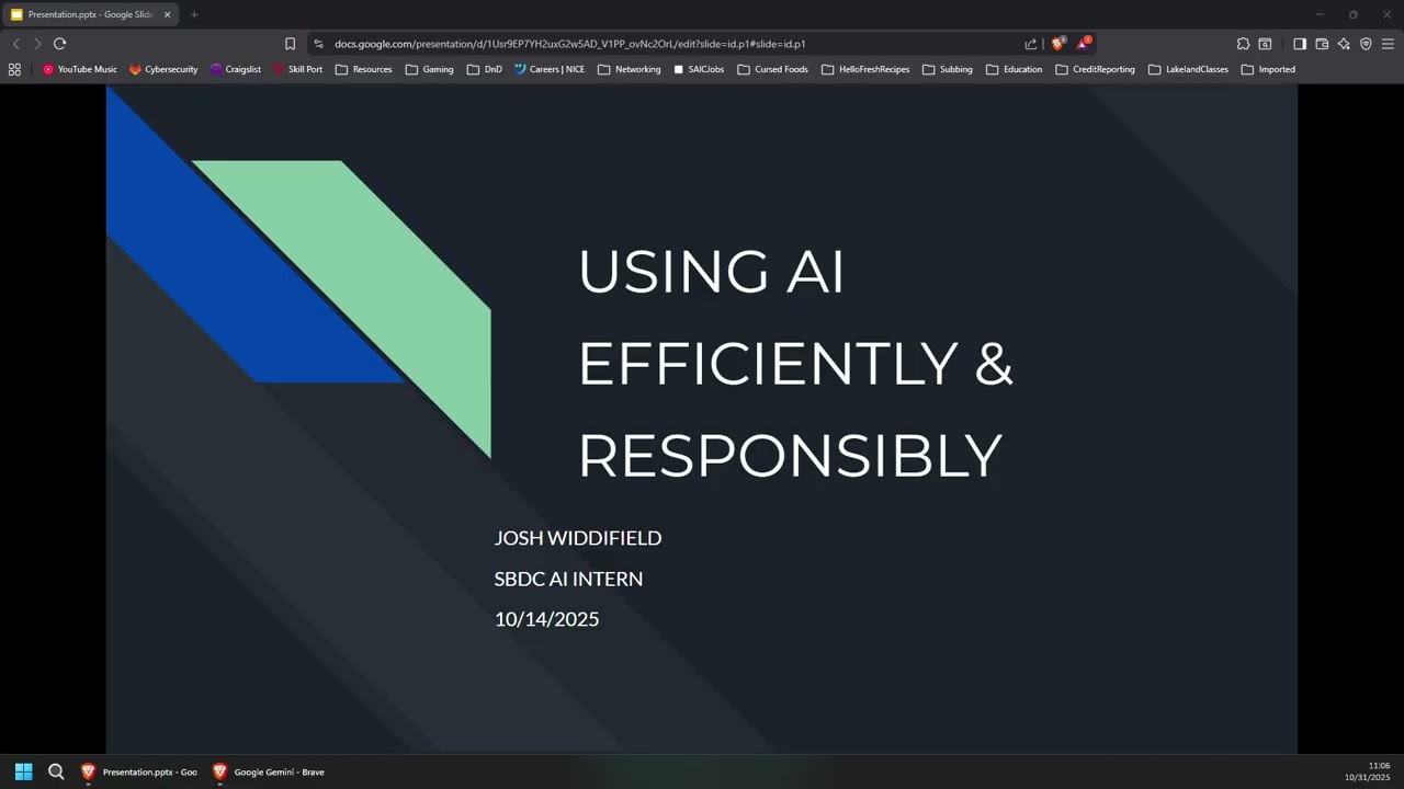 Intro To AI Prompting