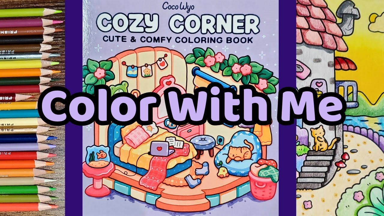 Color With Me | Prismacolor Colored Pencils | Coco Wyo Cozy Corner #prismacolorpremier #cocowyo