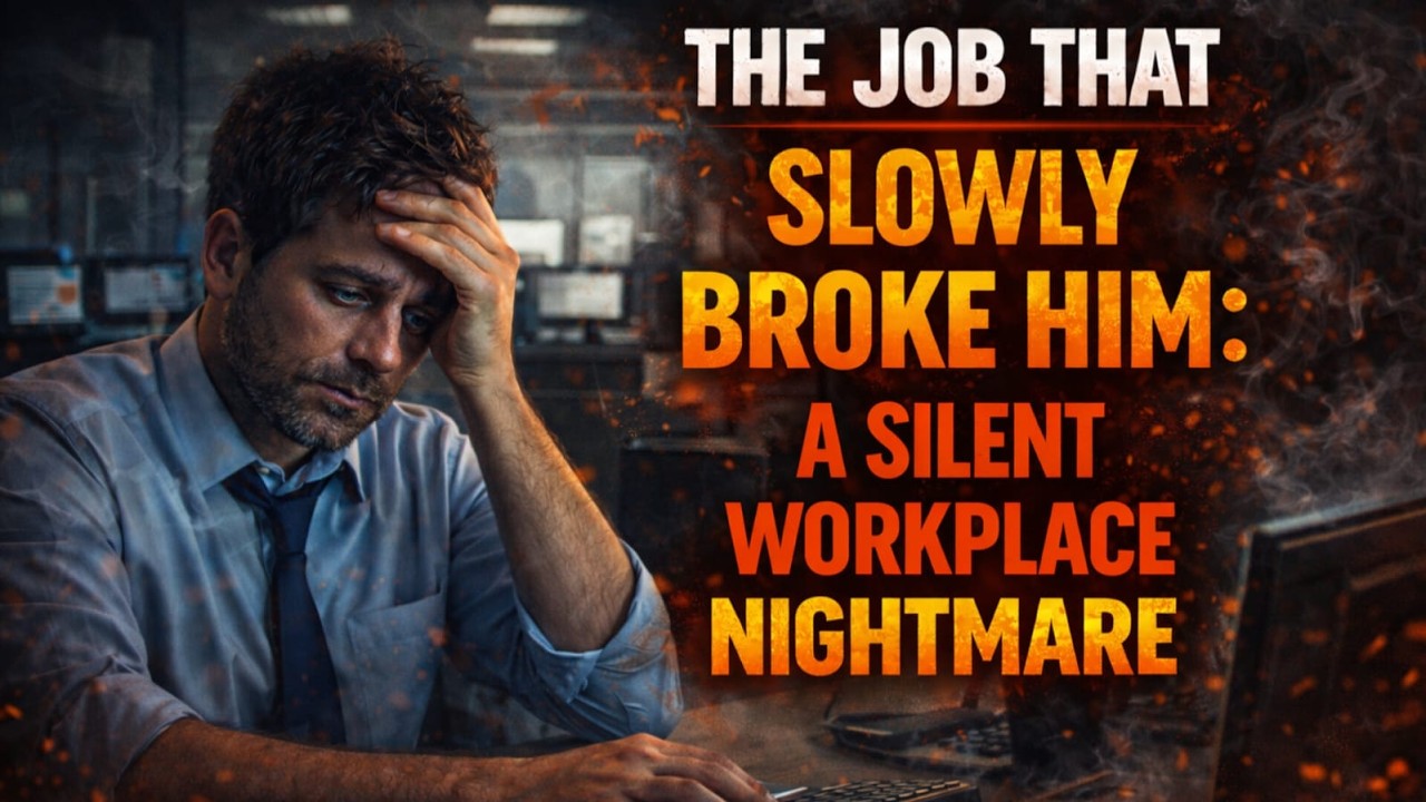 “The Job That Slowly Broke Him: Silent Workplace Destruction”