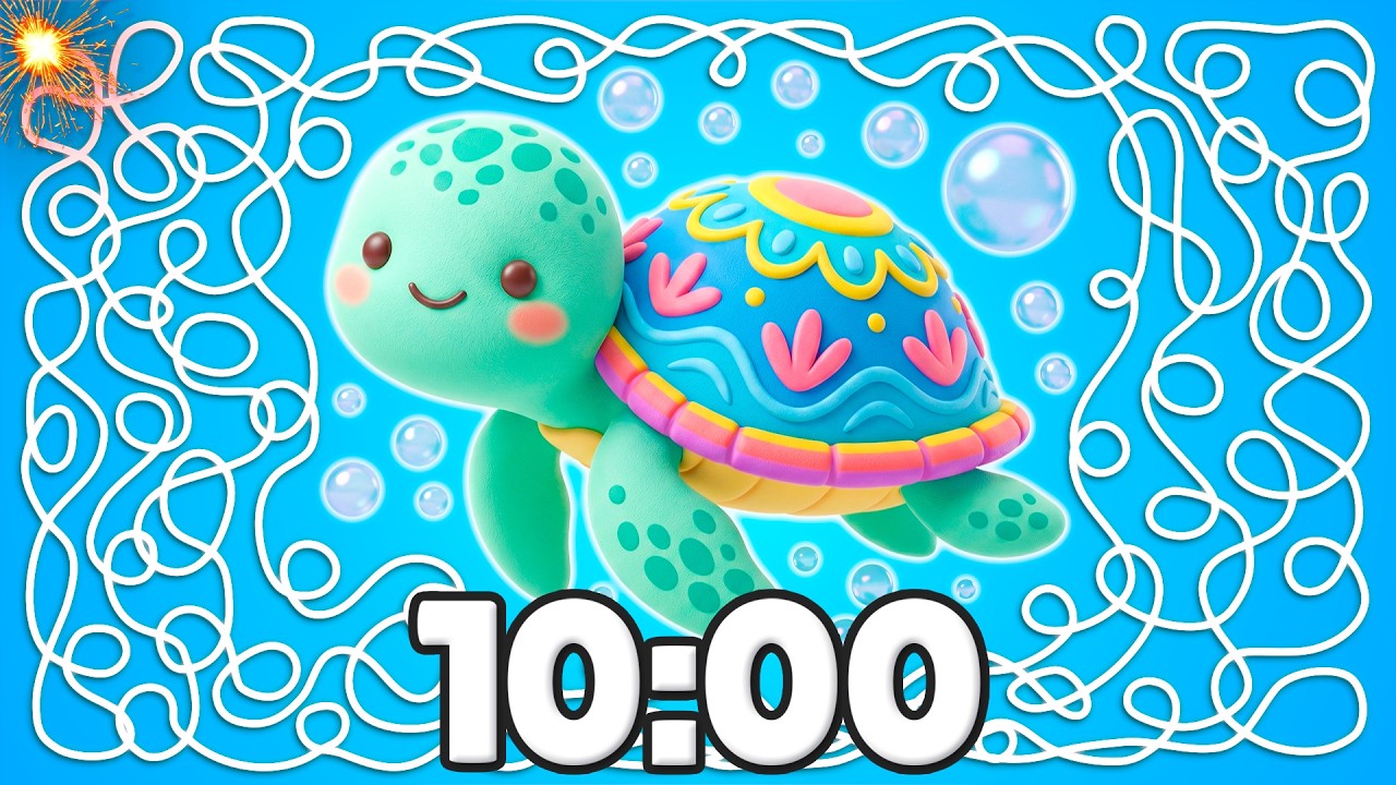 10 Minute [SPRING] Sea Turtle Timer 🐢🌊✨ | Cozy Ocean Countdown for Class!