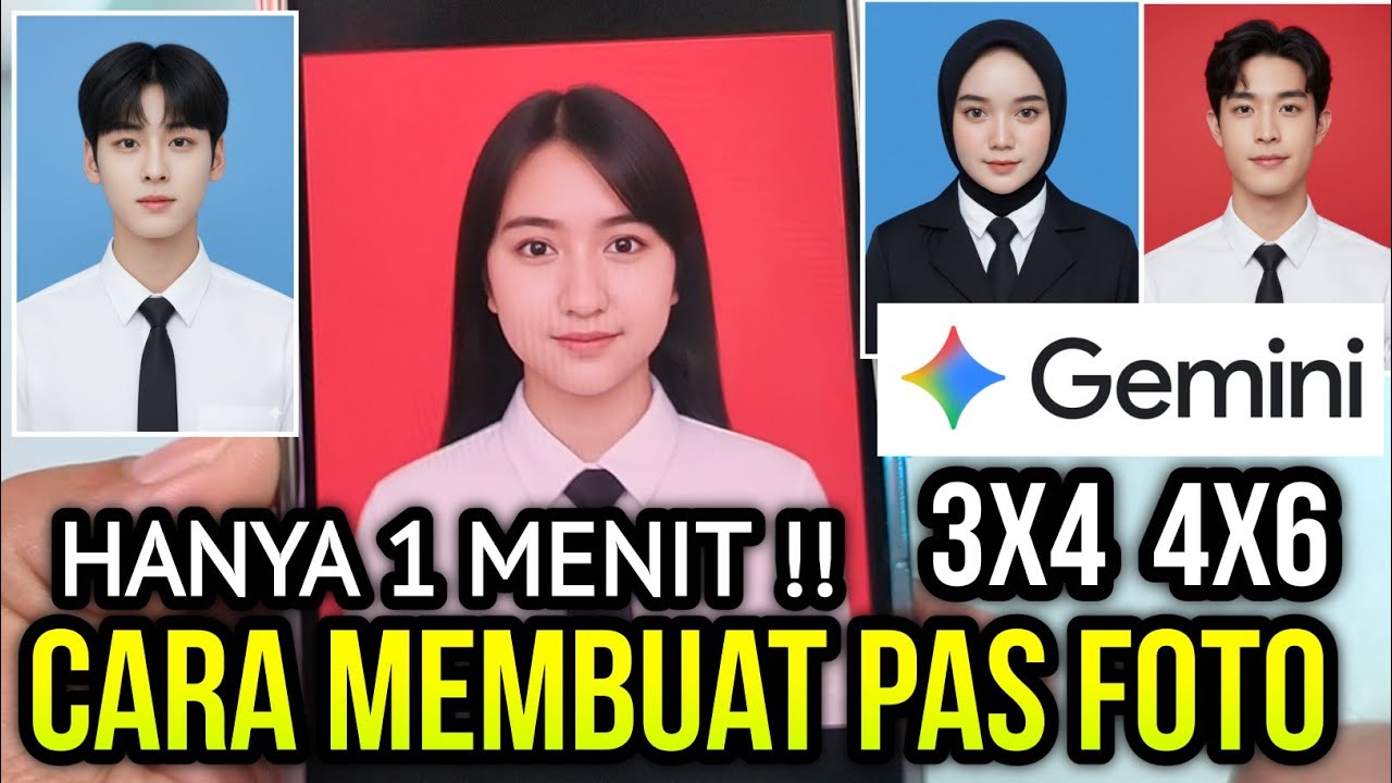Cara Membuat Pas Foto dengan Ai Gemini