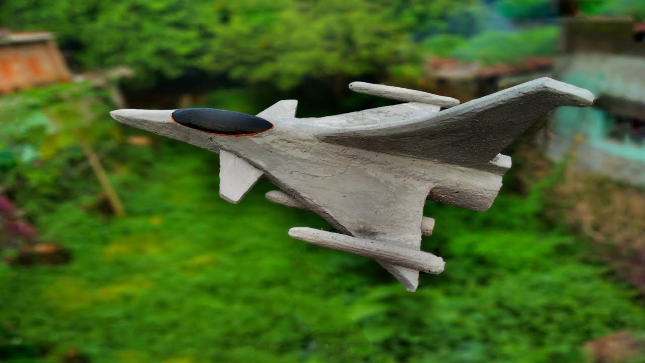 How to make rafale model airplane