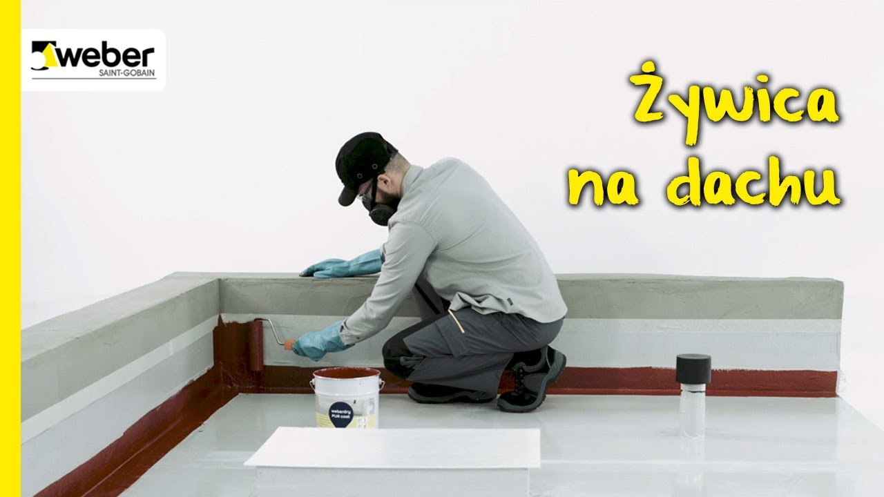 Żywica na dachu. Jak zabezpieczyć dach płaski? Hydroizolacja żywicą w systemie weber.dry PUR SYSTEM