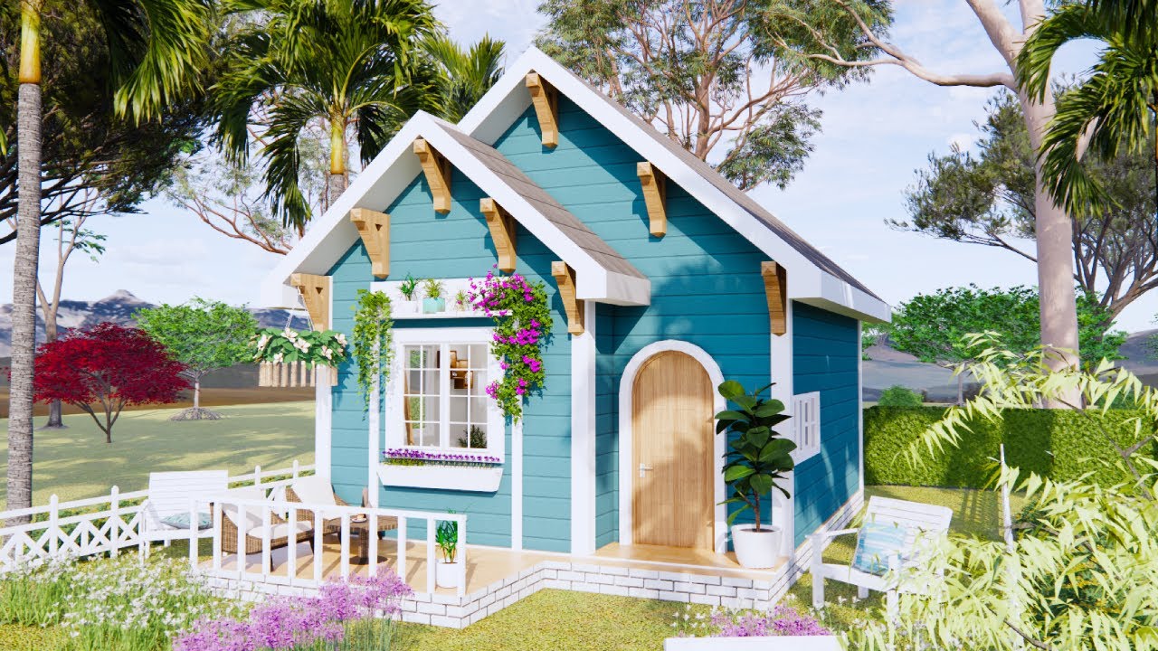 5x6m (320sqft) - Perfect Small House Is So Sweet | Exploring Tiny House