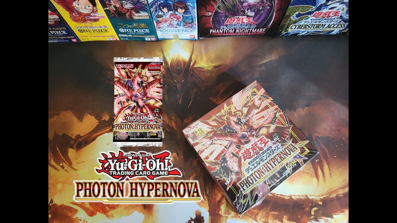Yugioh - Photon Hypernova OCG / Booster Box 2# Japanese OPENING!