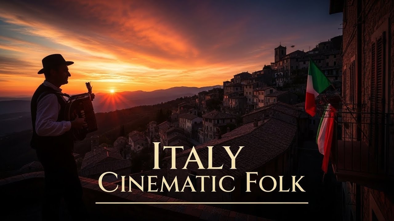 Italian Folk Cinematic Ambience 🇮🇹 | Traditional Italian Music for Travel, Relax & Focus