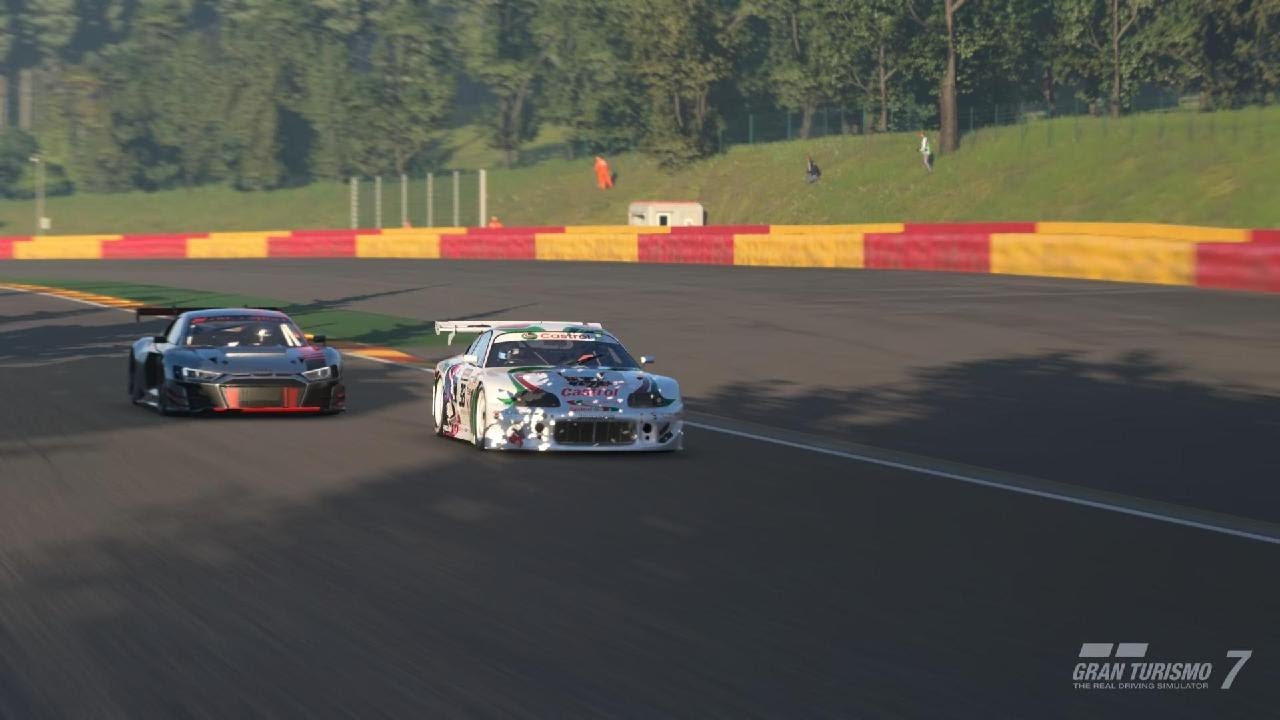 Gran Turismo 7_Supra GT500 ´97 #THRUSTMASTER #T598 #EVO32R #PS5 #Spa Hard level