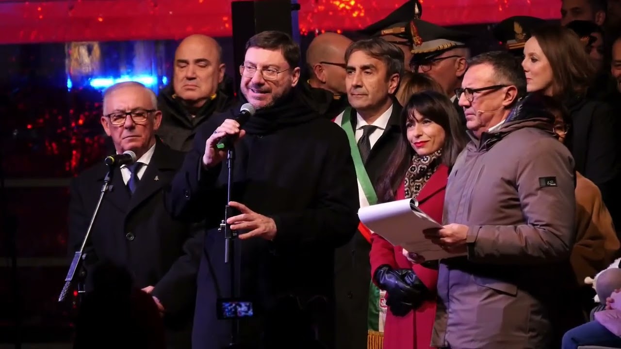 Accensione albero di natale di Gubbio Natale 2024