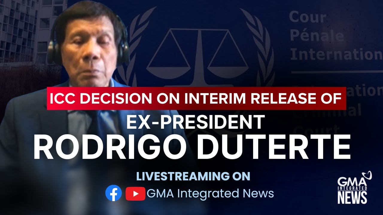 BREAKING: ICC rejects request for interim release of former President Duterte | GMA Integrated News