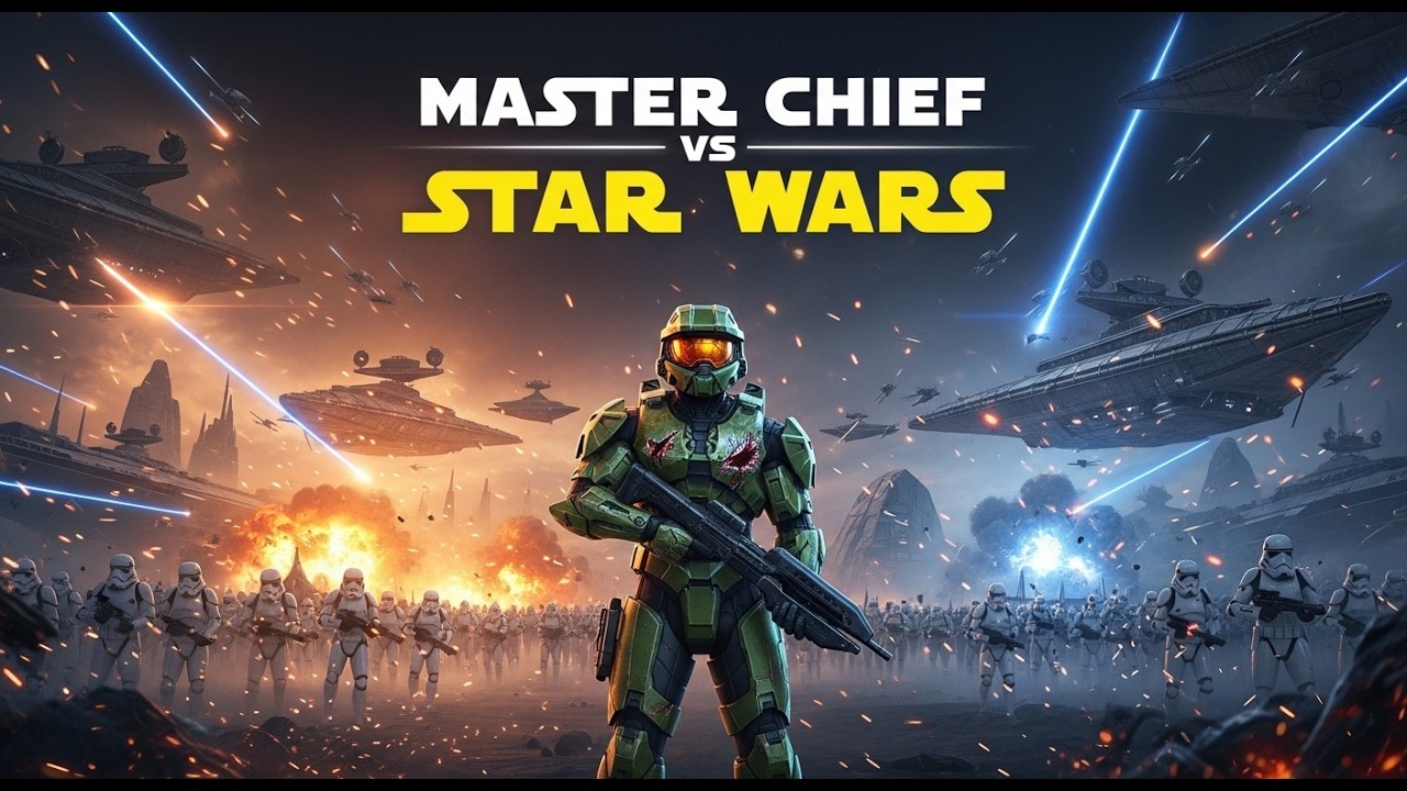 What If Master Chief Invaded The Star Wars Universe? | Ultimate Multiverse Battle